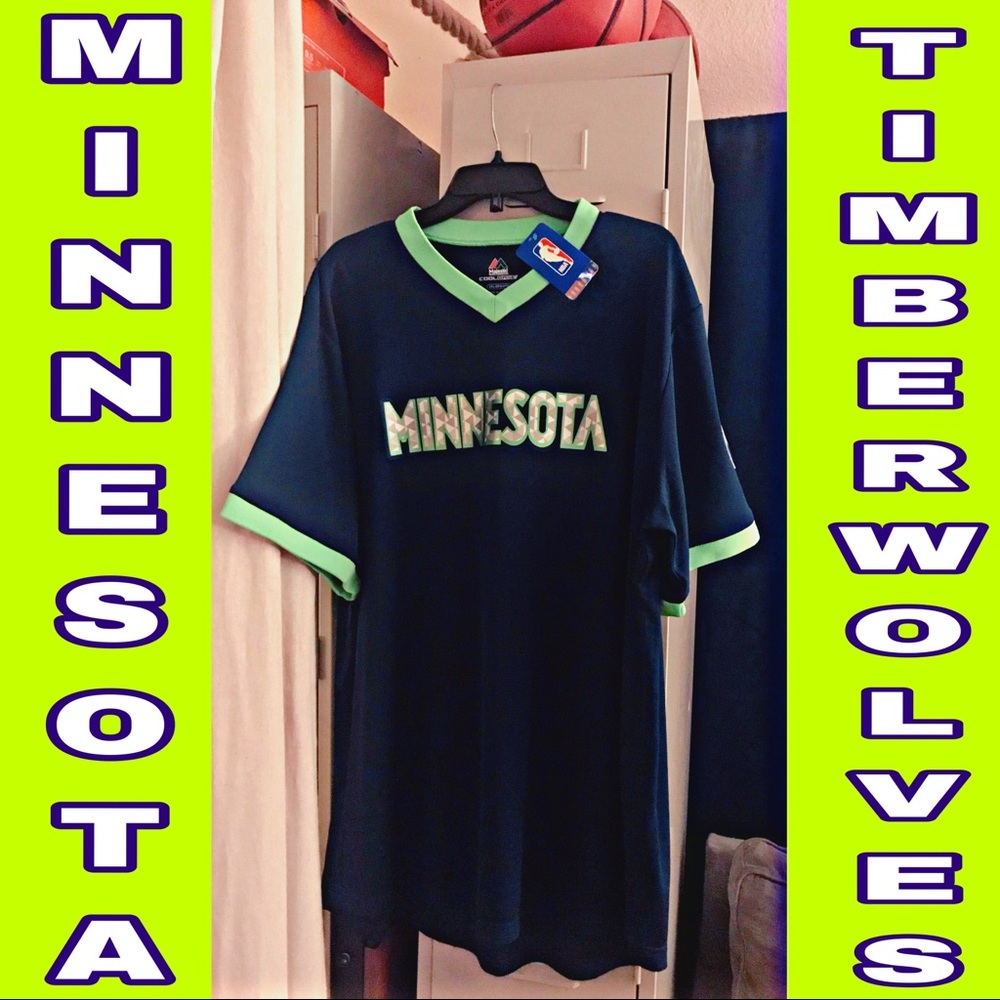 Majestic Minnesota Timberwolves 2XL shootin jersey